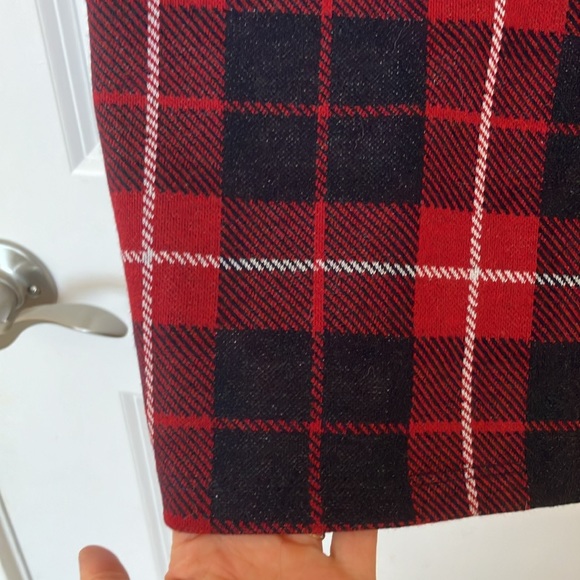 Zara small tartan pencil skirt - Picture 2 of 7